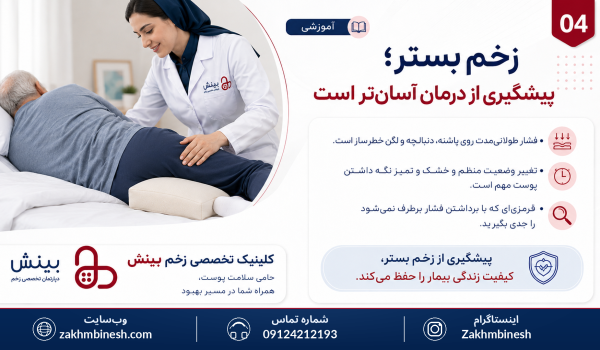 5 روش پیشگیری از زخم بستر؛ راهنمای کامل مراقبت در منزل